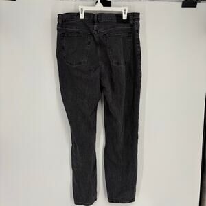 Abercrombie & Fitch Washed Out Black‎ The Mom High Rise Jeans Size 32/14XL